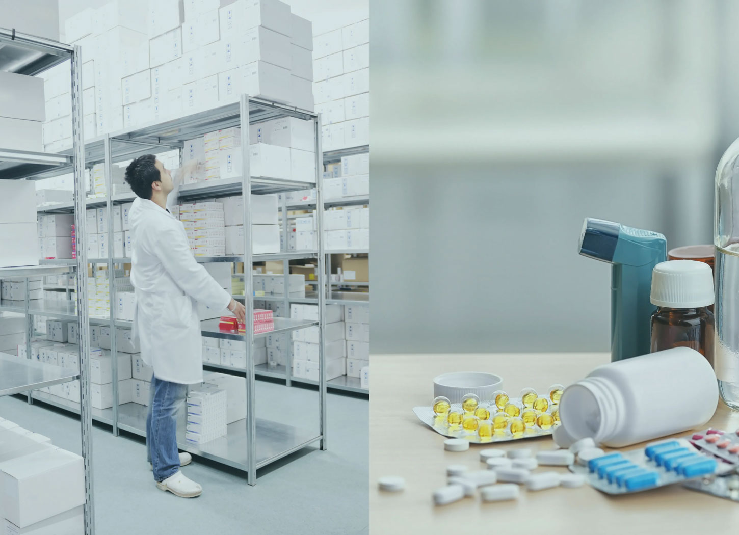 医薬品・医療機器材料の物流請負事業